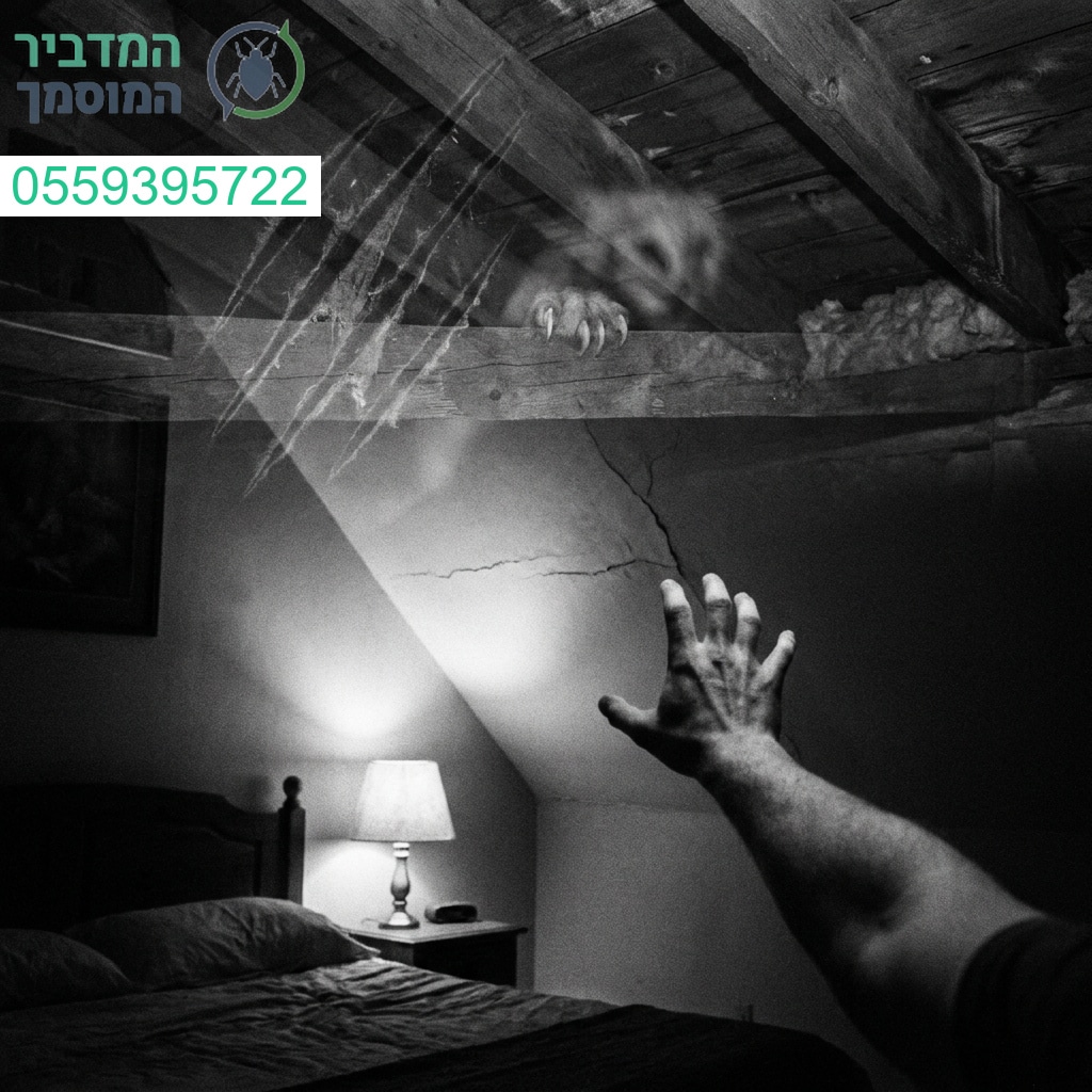 כשגירוד בתקרה הופך לסיוט שאי אפשר להתעלם ממנו
