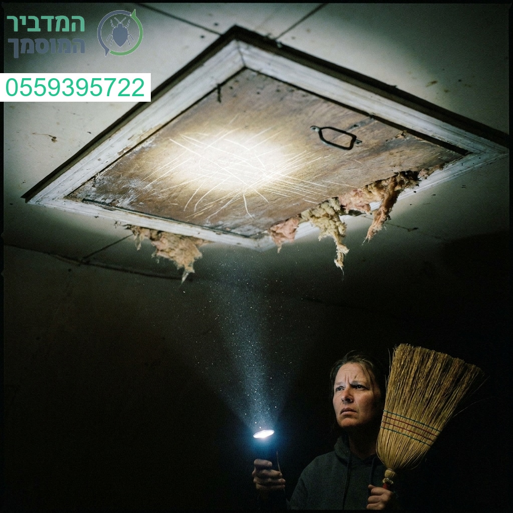 אל תתנו לרעשים בתקרה להפריע לשינה שלכם פתרון מקצועי ויסודי לכל מזיק שמתחבא אצלכם בבית