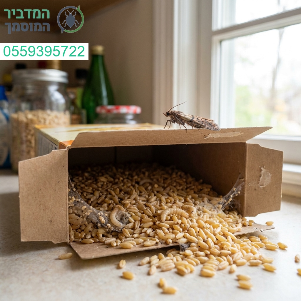 פתרון מקצועי ויעיל לחיסול עש המזון ושמירה על מטבח נקי ובריא