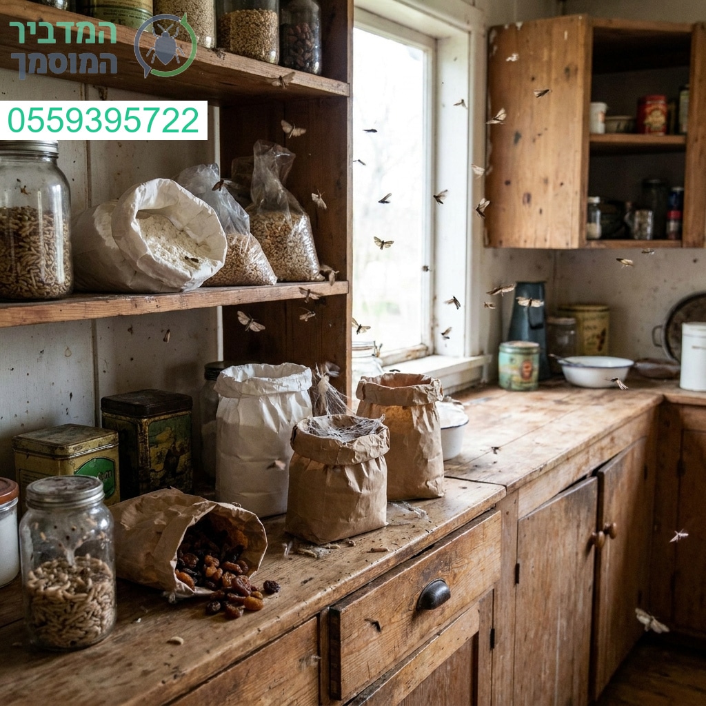 פתרון מקצועי ויעיל לביעור עש המזון ושמירה על מטבח נקי ובטוח למשפחה