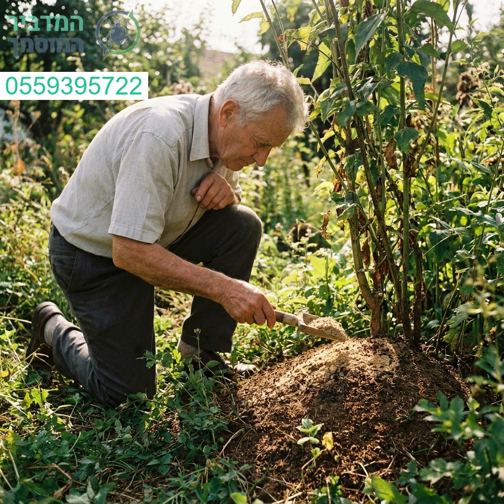 הפתרון המקצועי והמדויק ביותר לשמירה על גינה נקייה ובריאה מנמלים