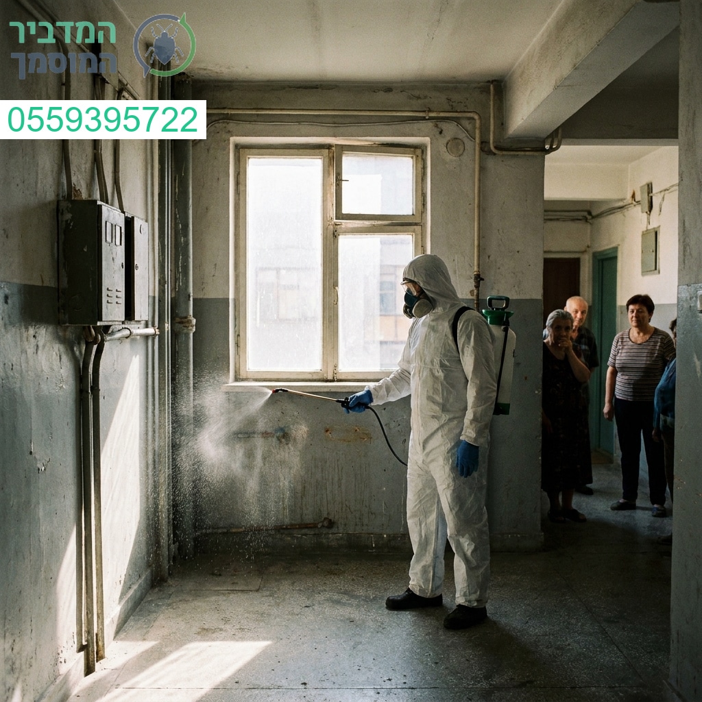 שירות הדברה וחיטוי מקצועי ואיכותי לוועד הבית למען סביבה נקייה ובטוחה לכל דיירי הבניין