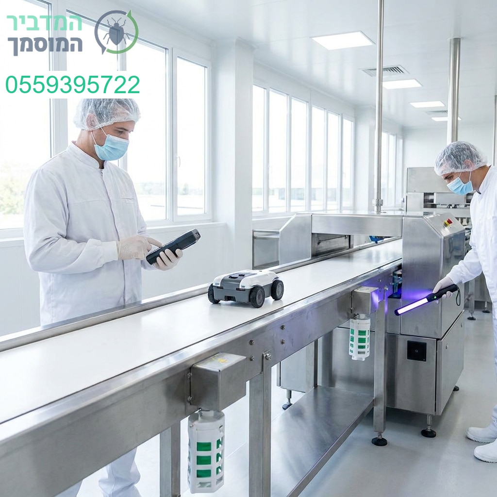 פתרונות הדברה מתקדמים ומקצועיים למפעלי מזון תוך עמידה קפדנית בתקני HACCP להבטחת סביבת ייצור סטרילית ובטוחה לחלוטין