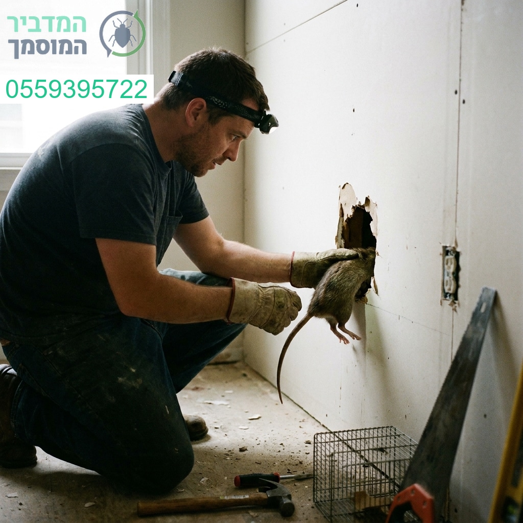 פתרון בעיות מורכבות של מזיקים במקומות הנסתרים ביותר בביתכם בצורה מקצועית ונקייה