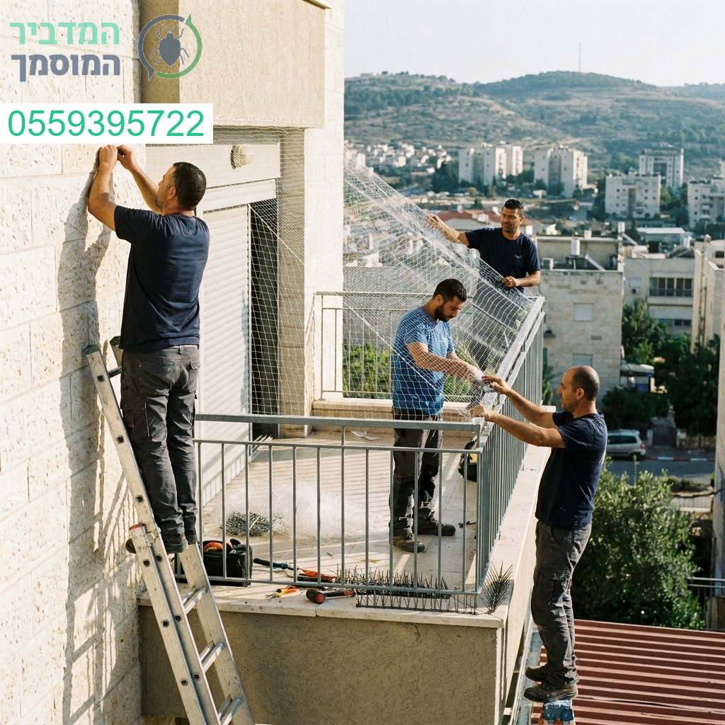 פתרונות מקצועיים להרחקת יונים באריאל באמצעות התקנת רשתות איכותיות למניעת נזקים והגנה מלאה על המרפסת שלכם