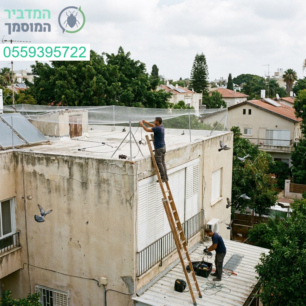 פתרונות מקצועיים ואיכותיים להרחקת יונים בהוד השרון המעניקים הגנה מוחלטת ושקט נפשי