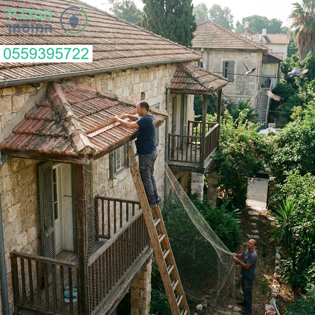 פתרונות מקצועיים להרחקת יונים בהוד השרון באיכות ללא פשרות