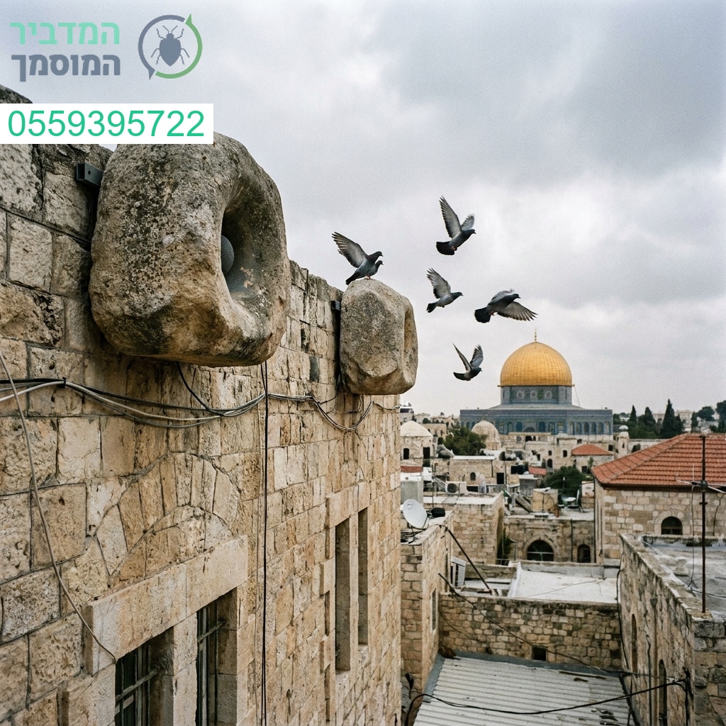 פתרון מקצועי ואיכותי להרחקת יונים בירושלים למען בית נקי ושקט תמיד