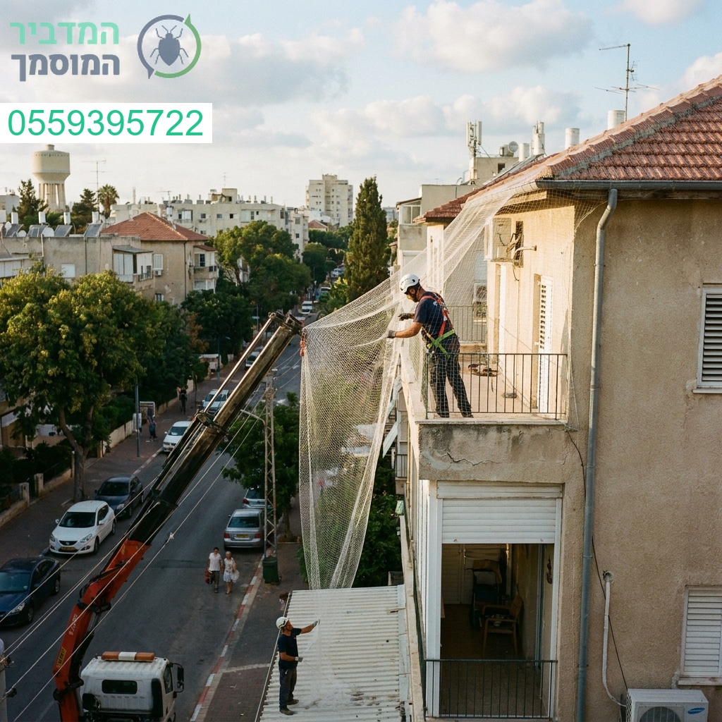 הפתרון המקצועי והאיכותי ביותר להרחקת יונים ברעננה למען מרפסת נקייה ונעימה