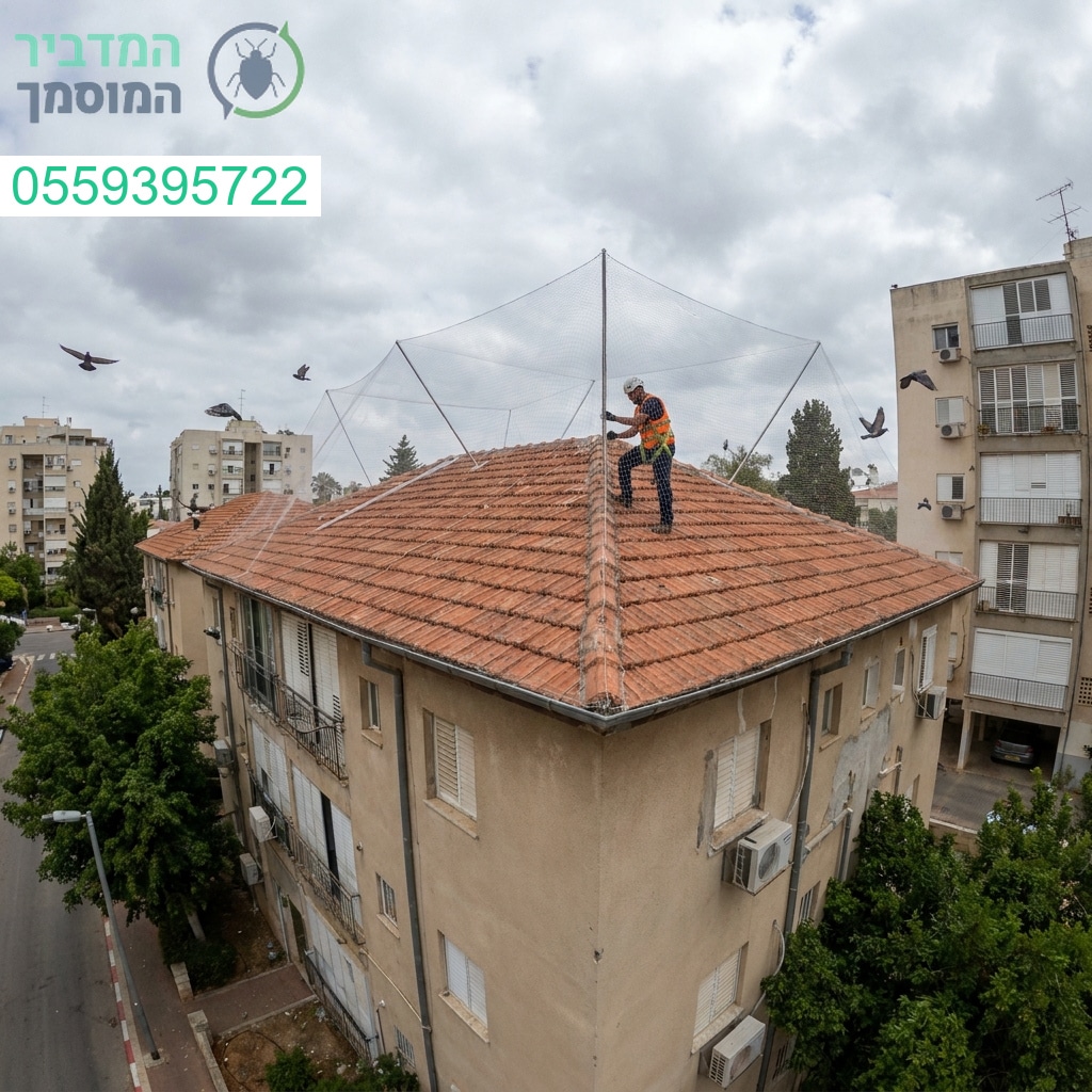 הפתרון המקצועי והמוביל להרחקת יונים ברעננה למען בית נקי ושקט