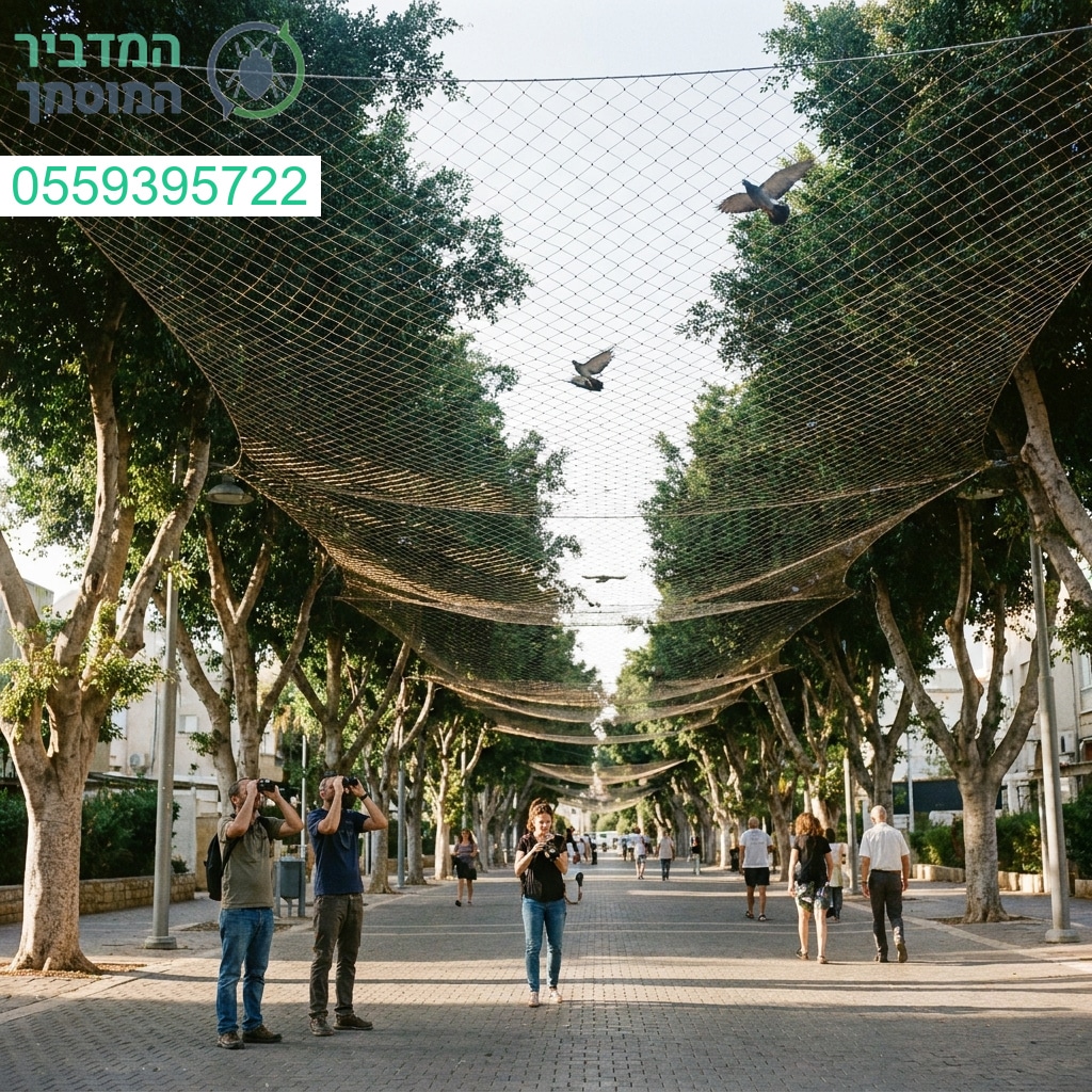 פתרונות מתקדמים ובלתי נראים להרחקת יונים ושמירה על ניקיון ואיכות החיים בשדרות שלכם
