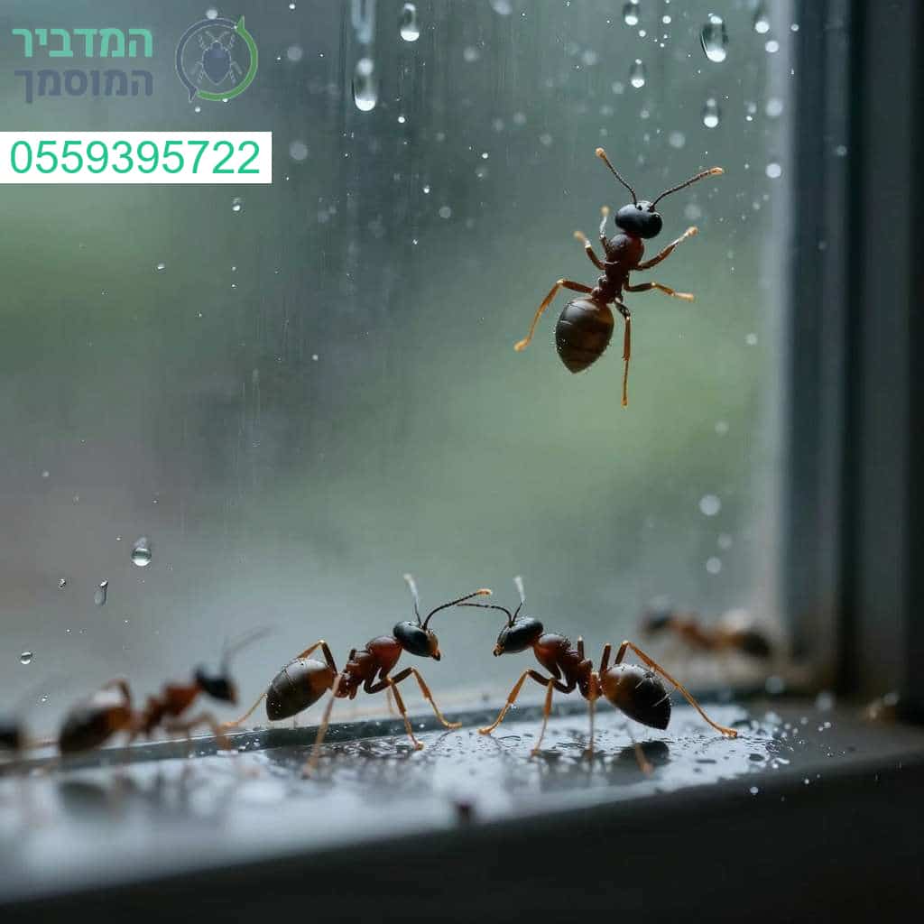 נמלים מעופפות אחרי הגשם? הנה הפתרון המקצועי והיעיל ביותר לבית נקי ושקט
