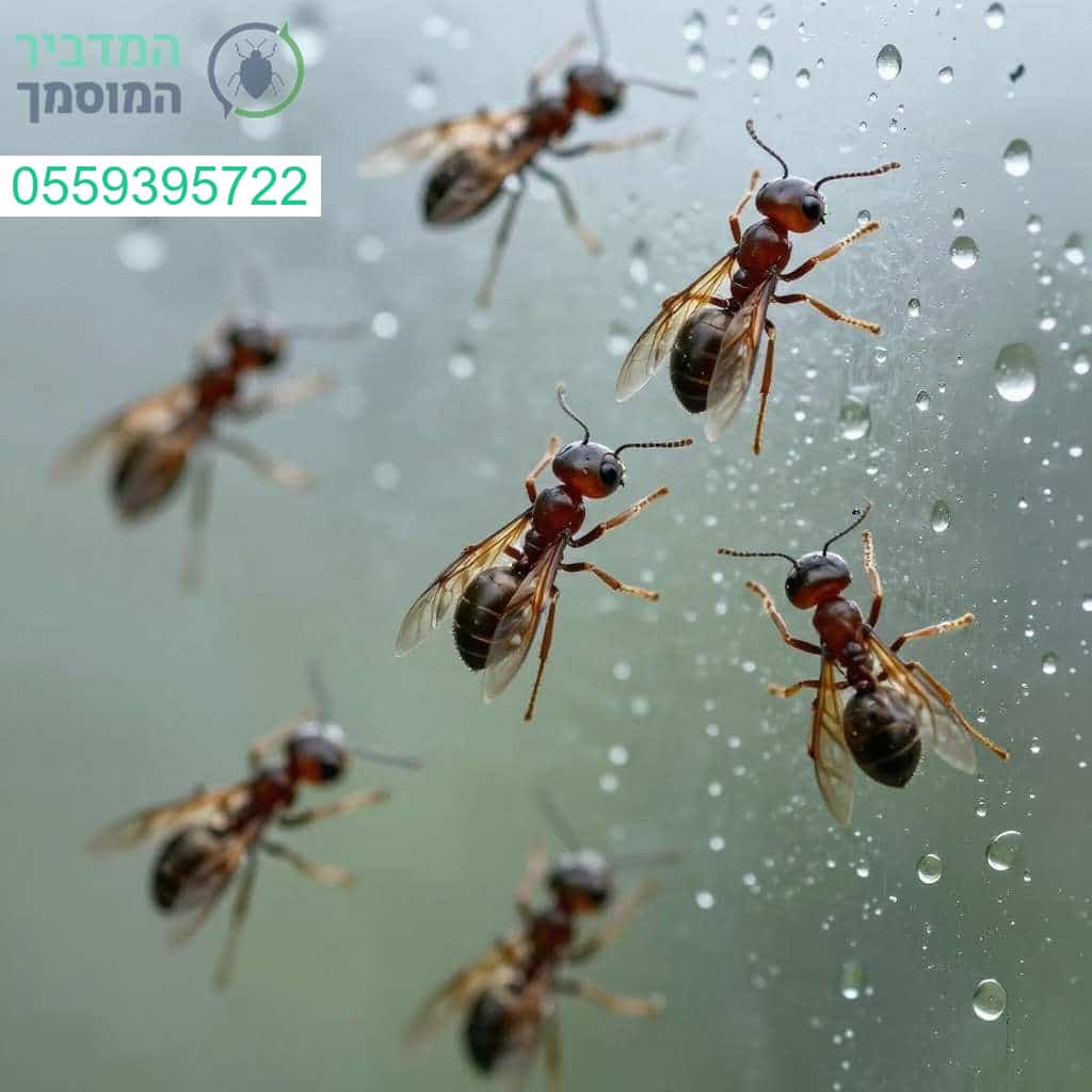 נמלים מעופפות אחרי הגשם? אל תתנו למטרד להשתלט על הבית ופתרו את הבעיה בצורה מקצועית ויסודית