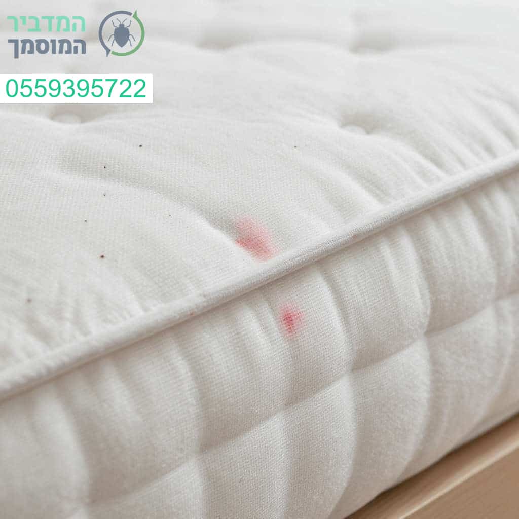 זיהוי מדויק של סימנים וכתמים במזרן הוא הצעד הראשון למניעה והדברה מקצועית