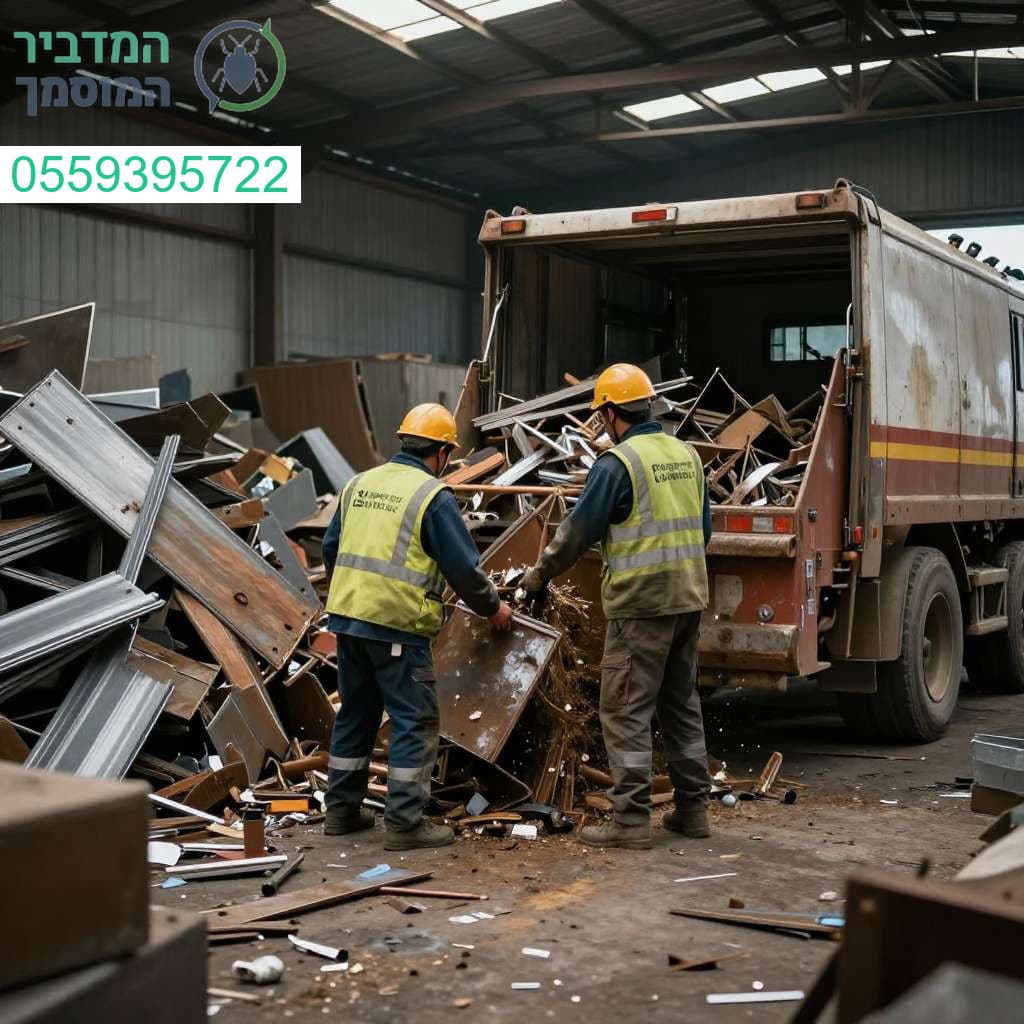 שירות פינוי פסולת וגרוטאות מקצועי ויסודי לחצרות ומחסנים בסטנדרט הגבוה ביותר