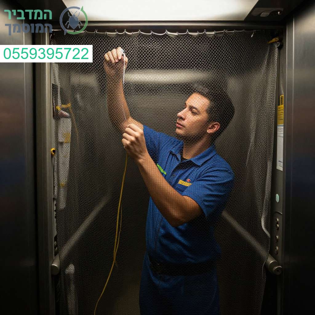 התקנה מקצועית ואיכותית של רשתות יונים למניעת חדירת ציפורים לפיר המעלית בסטנדרט הגבוה ביותר
