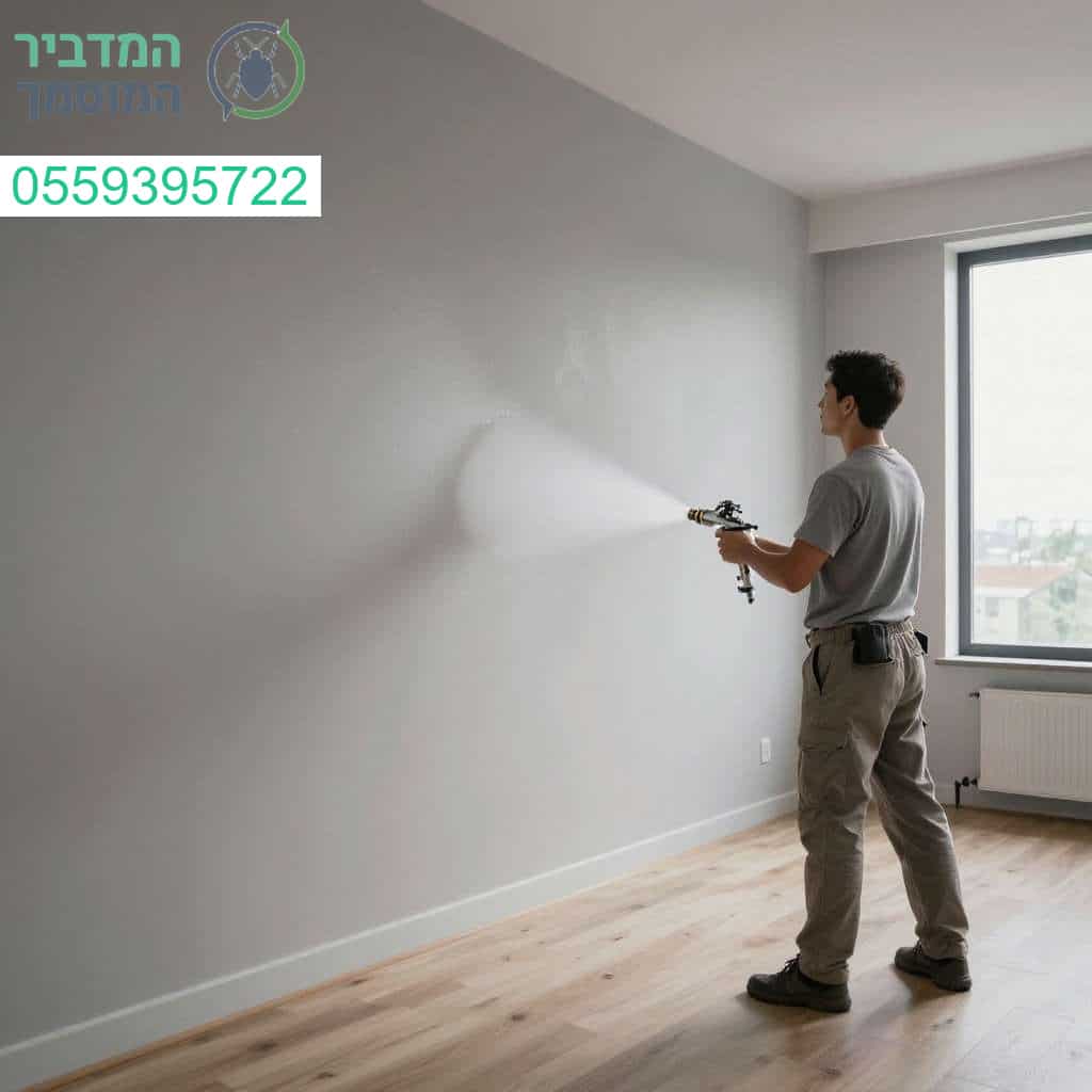 ריסוס מקצועי ומדויק לדירות 4 חדרים להבטחת שקט נפשי ובית נקי מכל מזיק