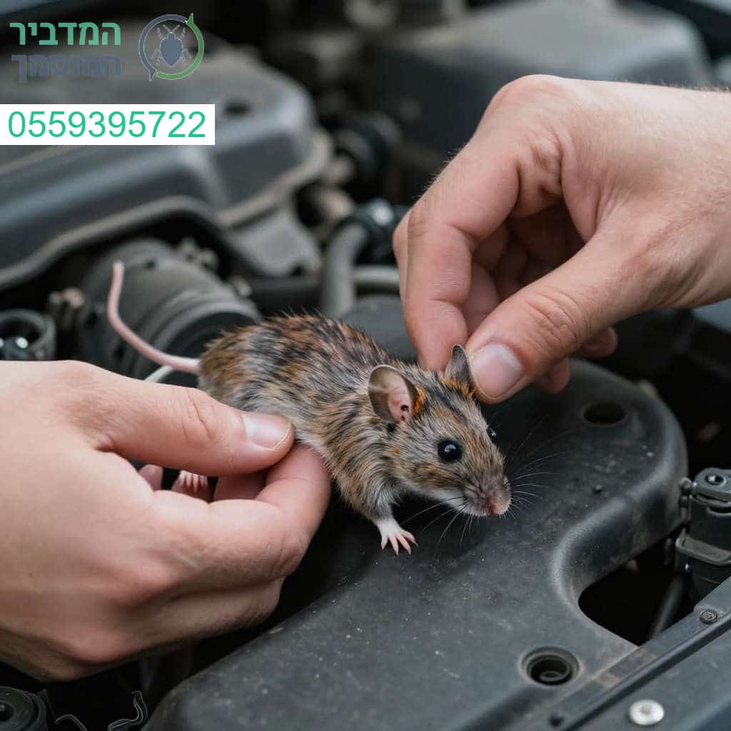 טיפול מקצועי ומהיר בפינוי מזיקים ממנוע הרכב להבטחת נסיעה נקייה ובטוחה