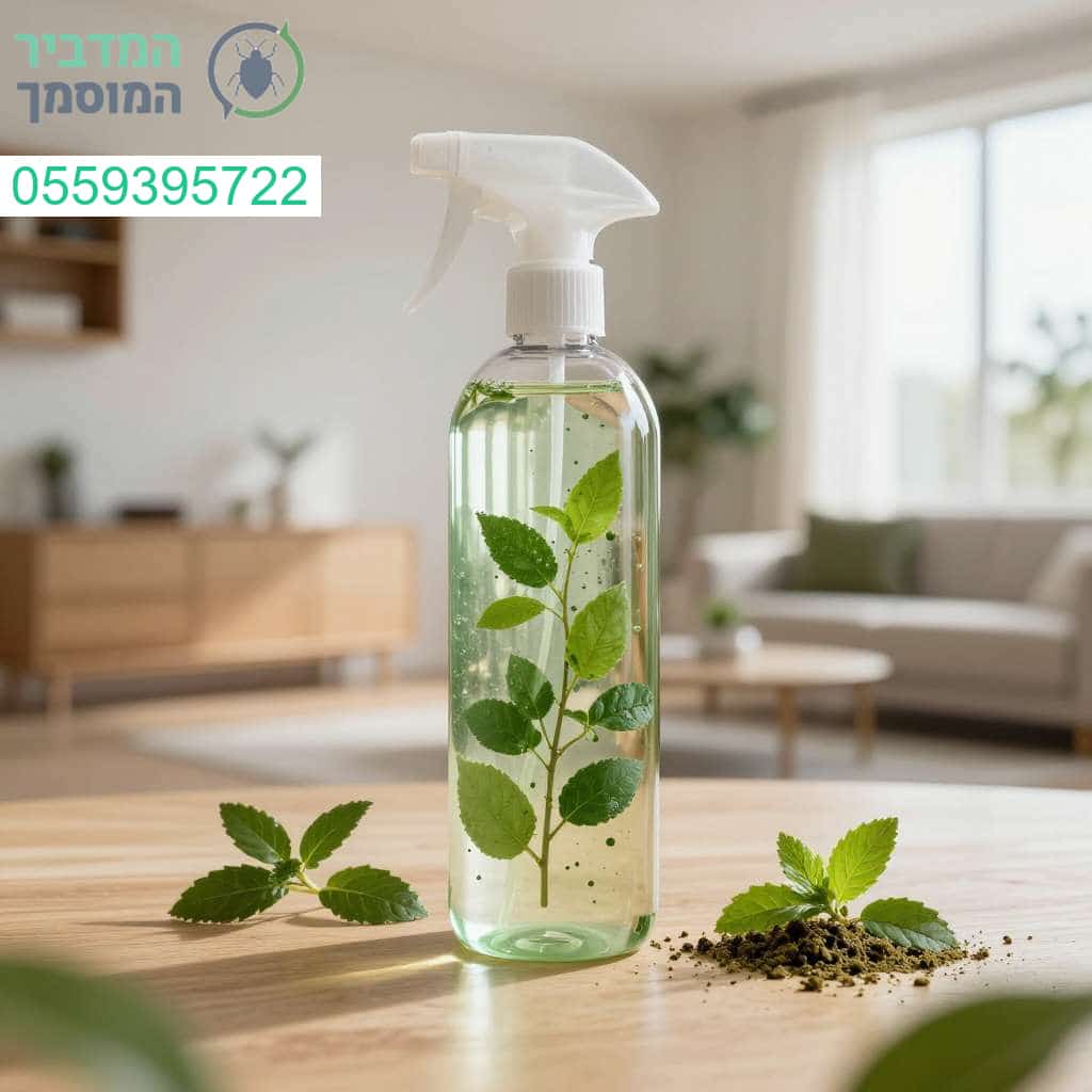 פתרון הדברה ירוק ובטוח לדירת 3 חדרים למשפחה שמעריכה איכות וניקיון
