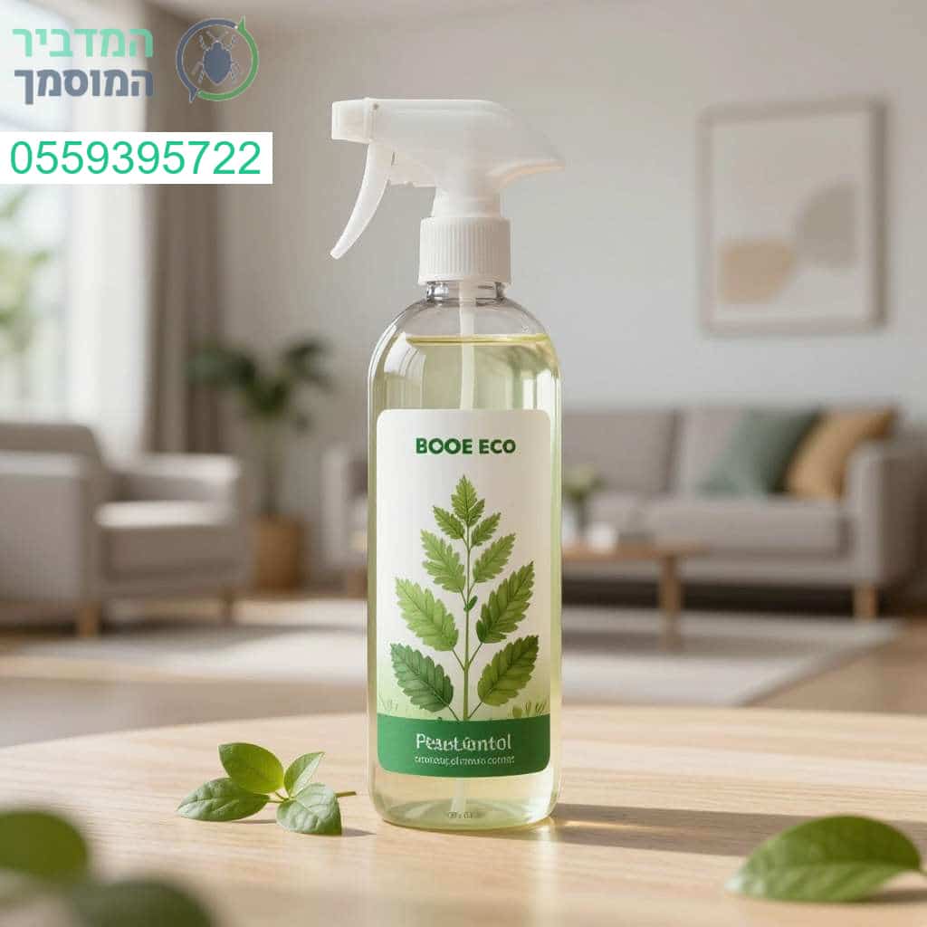 הדברה ירוקה ובטוחה לדירת 4 חדרים בסטנדרט מקצועי ואקולוגי גבוה