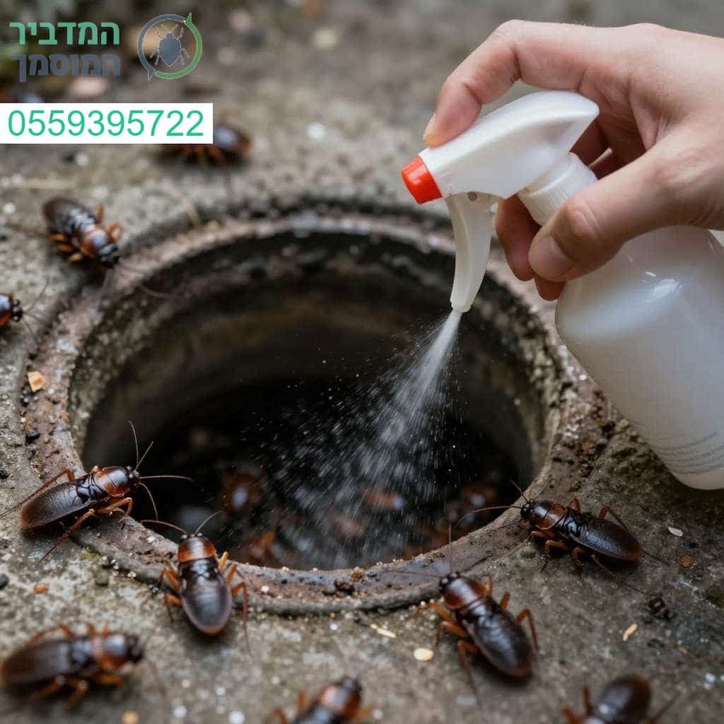 הדברה מקצועית ויסודית של תיקן מזרחי שחור בחצרות ובמערכות הביוב להבטחת סביבה נקייה ובריאה