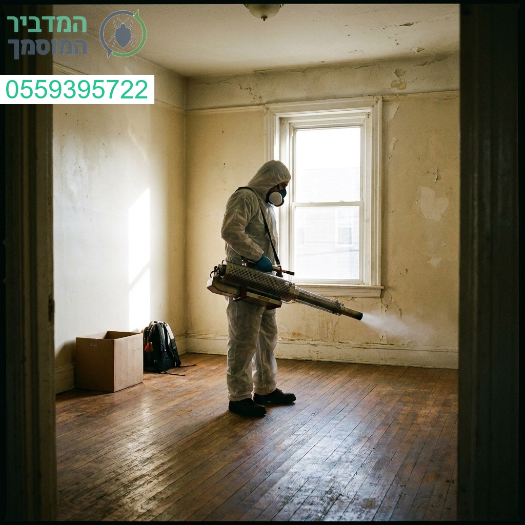 התחלה חדשה ונקייה בדירה החדשה שלכם עם שירות הדברה מקצועי ויסודי למניעת מזיקים והבטחת שקט נפשי מלא