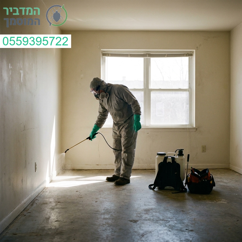שקט נפשי והתחלה נקייה בבית החדש עם שירותי הדברה וחיטוי מקצועיים המבטיחים סביבה סטרילית ובטוחה
