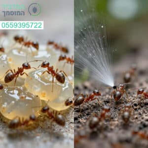 פיתיון או ריסוס הכר את השיטה המנצחת להדברת נמלים ביסודיות ובבטחה