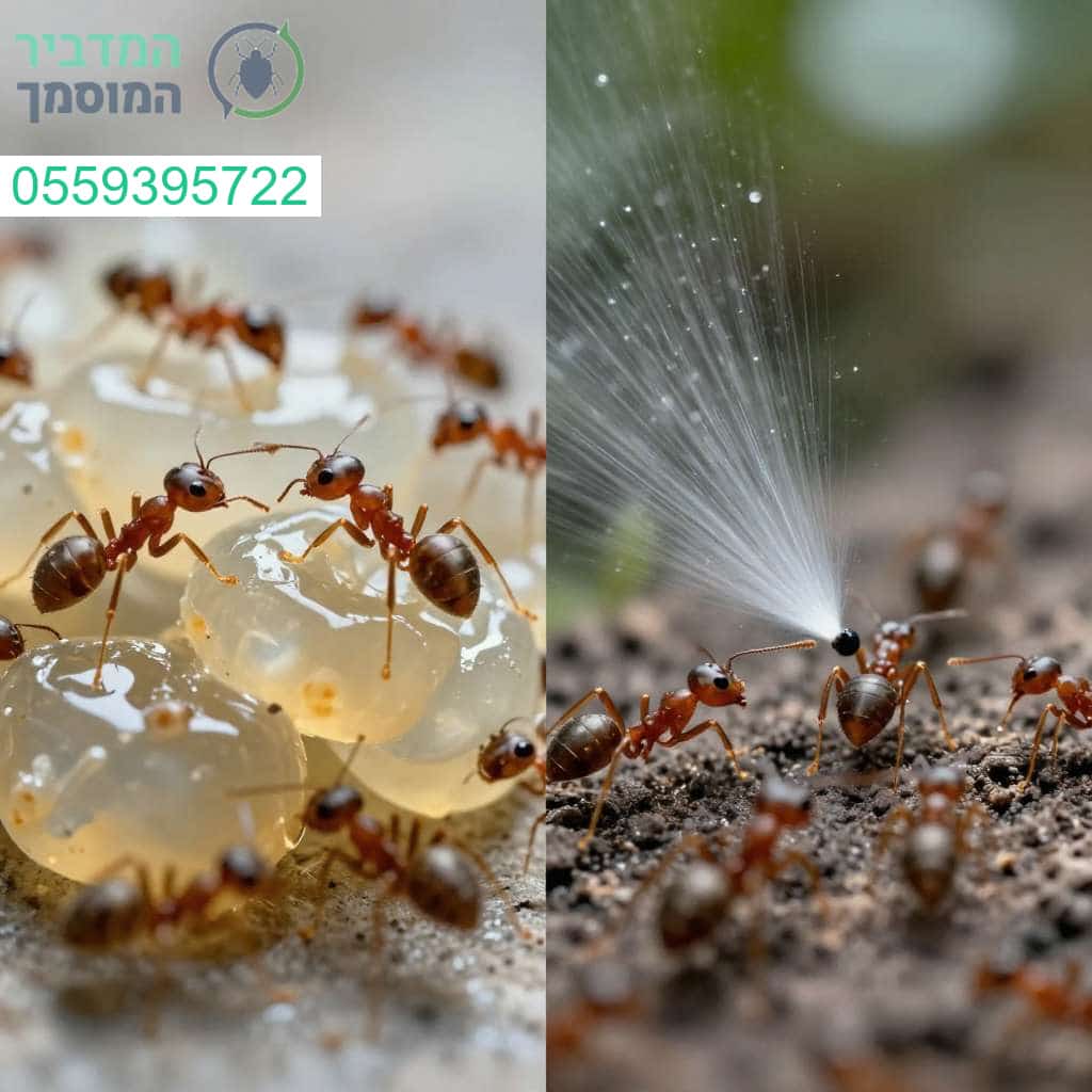 פיתיון או ריסוס הכר את השיטה המנצחת להדברת נמלים ביסודיות ובבטחה