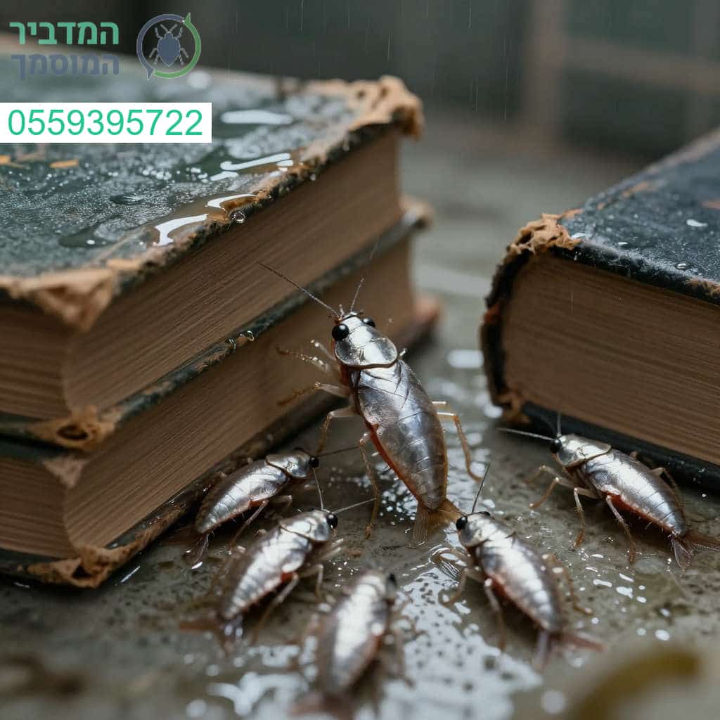 הגנה מקצועית ויסודית על הספרים והבית מפני דגי כסף