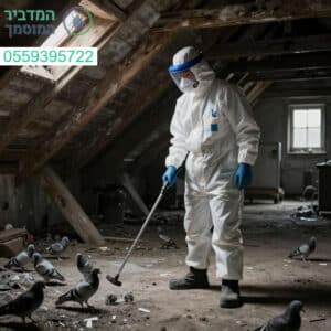 ניקוי וחיטוי מקצועי ומעמיק של עליות גג מזוהמות בסטנדרט הבטיחות וההיגיינה הגבוה ביותר