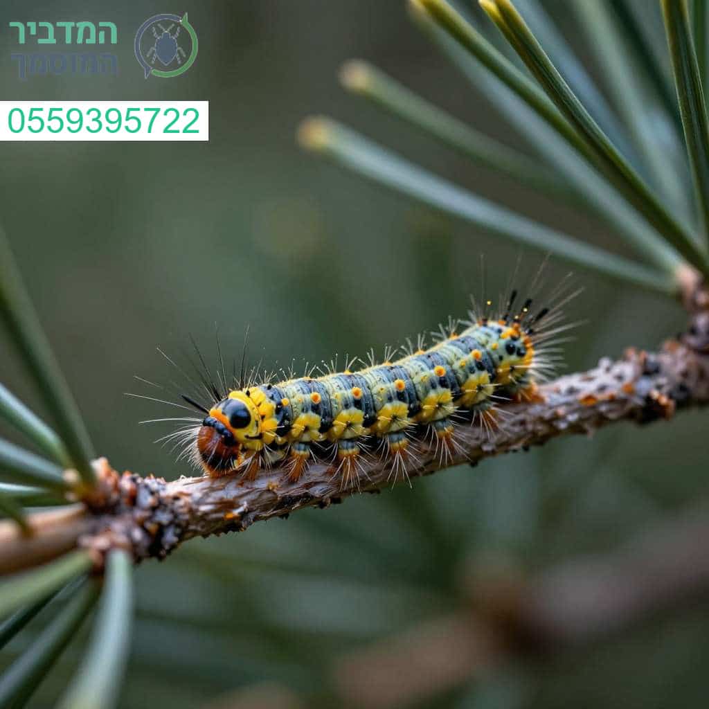 פתרון מקצועי ומדויק להדברת זחל האורן לשמירה על בריאותכם ועל עצי האורן שלכם