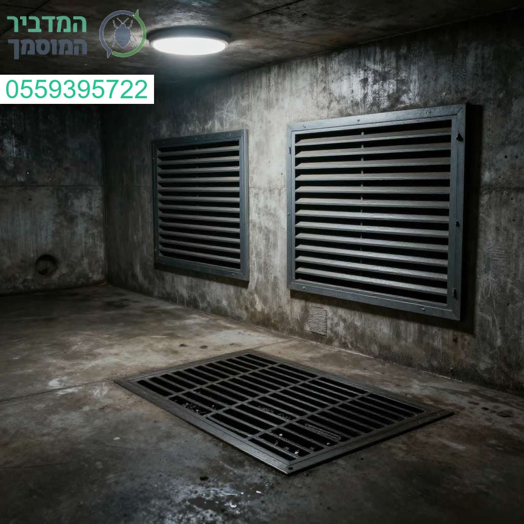 טיפול מקצועי ותחזוקה יסודית של פתחי אוורור במקלטים ומרתפים להבטחת סביבה נקייה ובטוחה