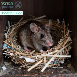 סימן אזהרה בתוך הבית כך נראה קן עכברים שדורש טיפול מקצועי ומיידי