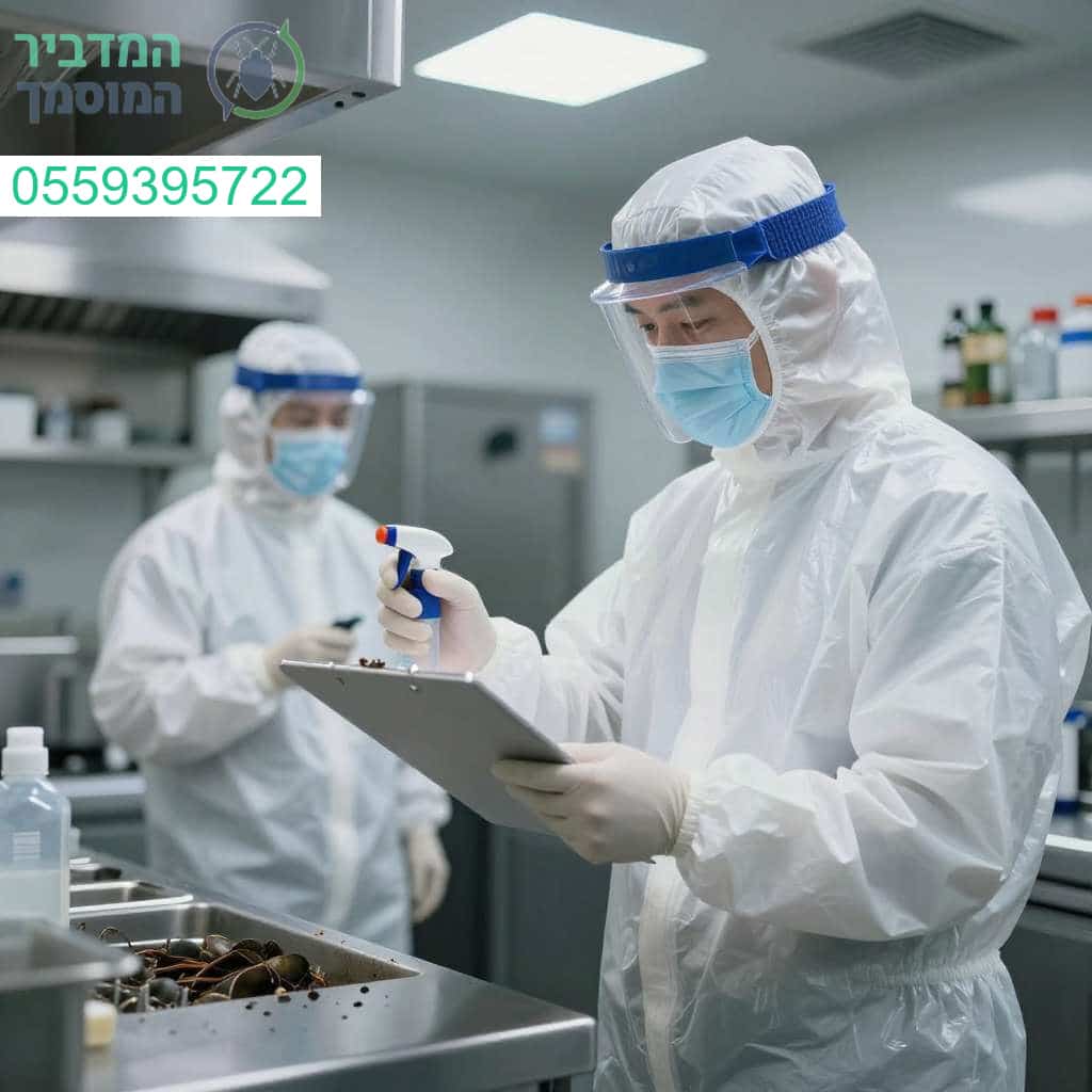 שירות הדברה מקצועי ומאושר לעסקי מזון העומד בכל דרישות משרד הבריאות לשמירה על סטנדרט היגיינה גבוה