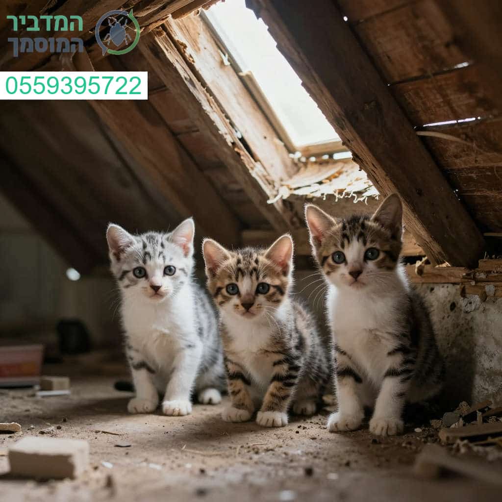 פתרונות מקצועיים ומהירים לפינוי חתולים מעליות גג ומקירות גבס בסטנדרט הגבוה ביותר