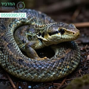 לטאת לוכד קמטנים המפגינה את יופייה המרהיב והמרשים