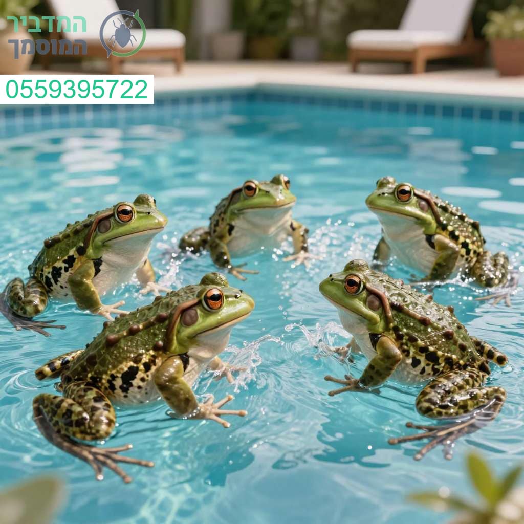 פתרון מקצועי ומהיר לפינוי צפרדעים וקרפדות מהבריכה שלכם להשבת הניקיון והשלווה