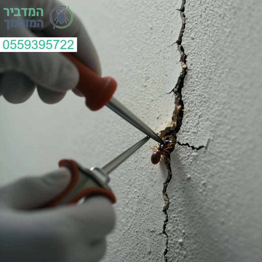 איטום סדקים וחריצים למניעה מוחלטה של כניסת מזיקים והבטחת הגנה מקצועית לביתכם
