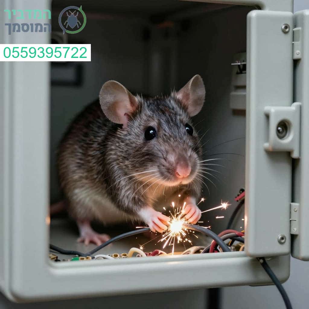 חולדות בארון החשמל מהוות סכנה קריטית לשריפה וקצר פתרונות מקצועיים הם המפתח להגנה מוחלטת על מערכות החשמל שלכם