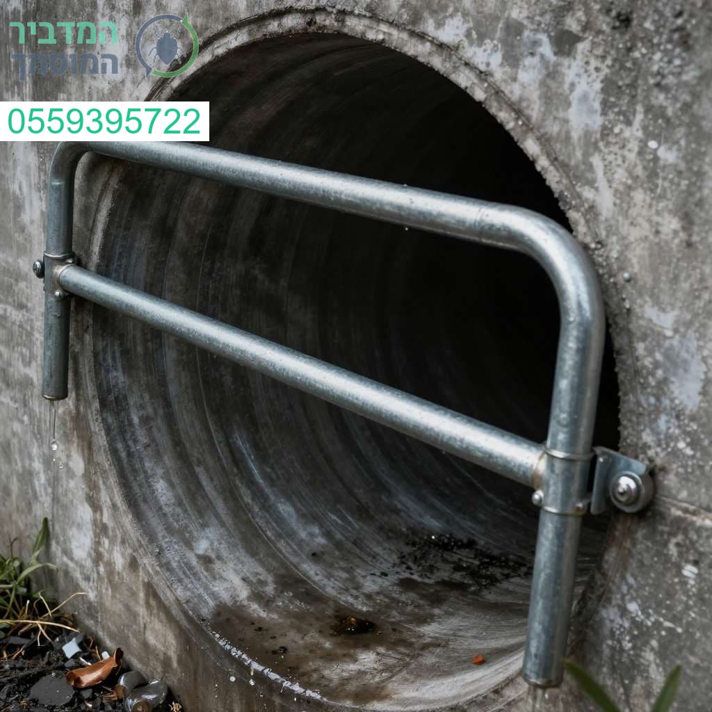 התקנת מחסום חולדות מקצועי ומדויק להגנה מוחלטת על מערכת הביוב שלכם