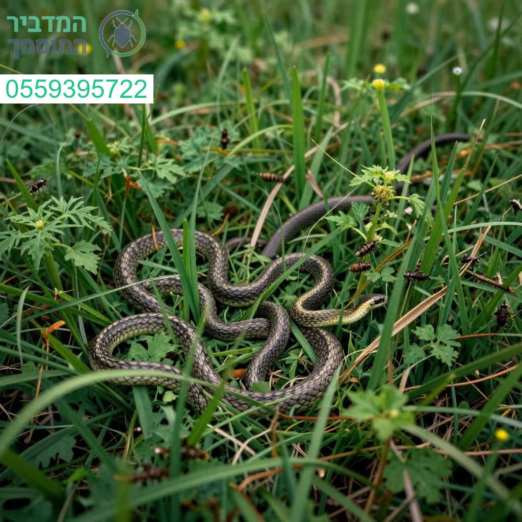 פתרון מקצועי להדברת עשביית פרא המושכת נחשים ומזיקים לשמירה על סביבה נקייה ובטוחה
