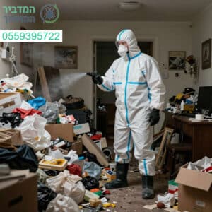 הדברת מזיקים מקצועית בדירות אגרנות עמוסות עם המדביר המוסמך לבית נקי ובריא