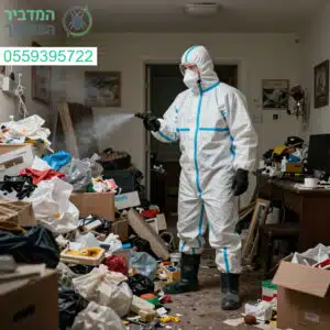 הדברת מזיקים מקצועית בדירות אגרנות עמוסות עם המדביר המוסמך לבית נקי ובריא