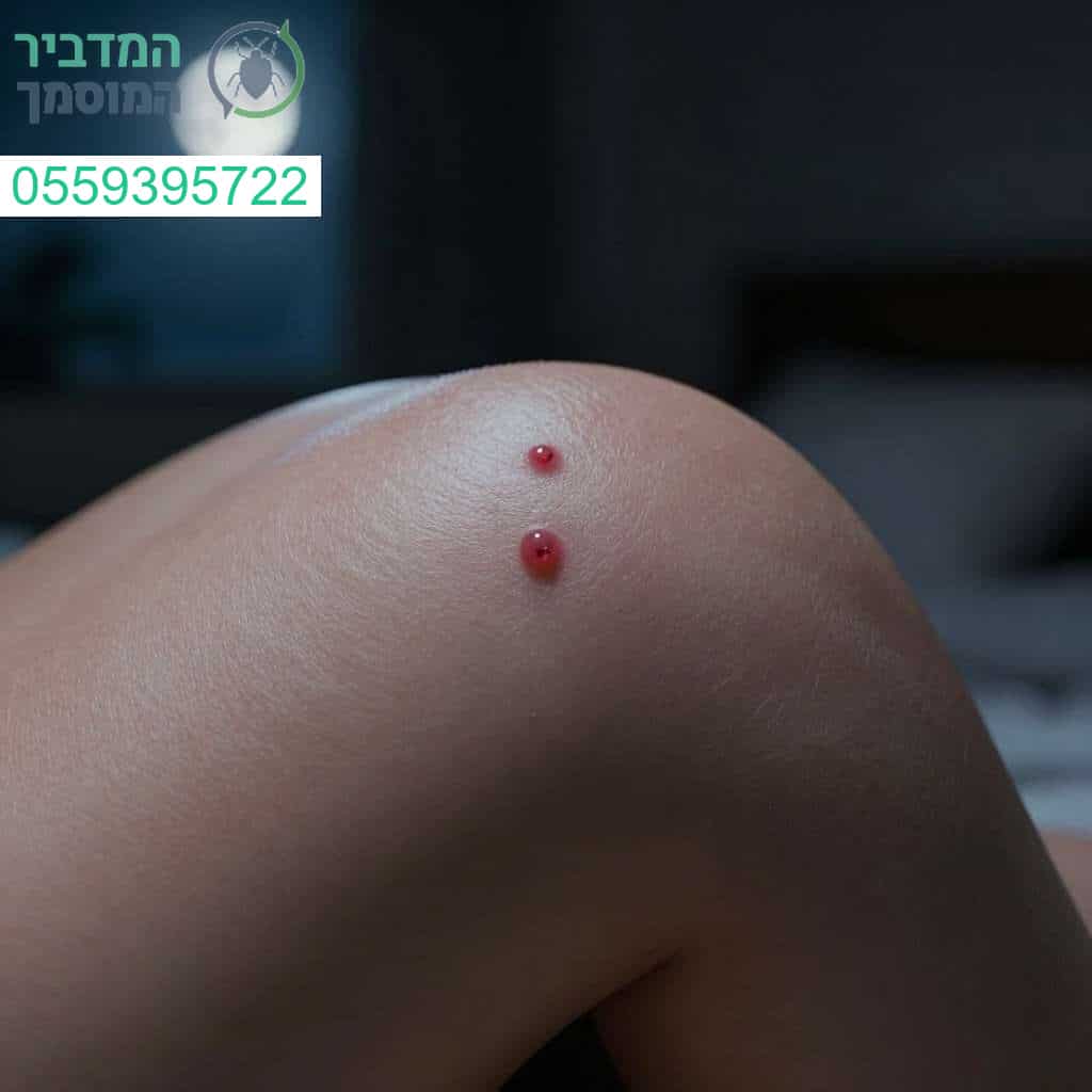 עקיצות מגרדות בלילה אבל לא רואים כלום