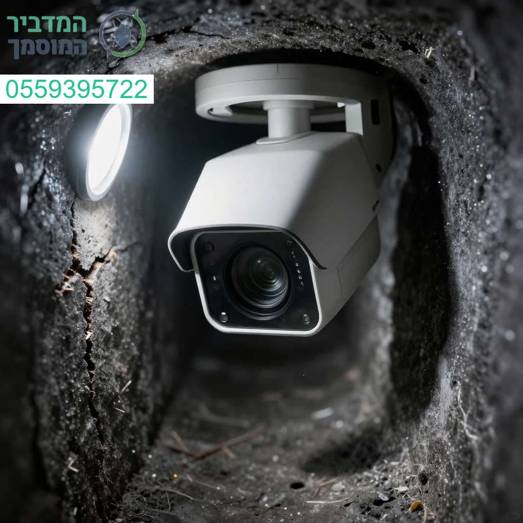 צילום פנים צנרת לאיתור חדירת מכרסמים מהביוב