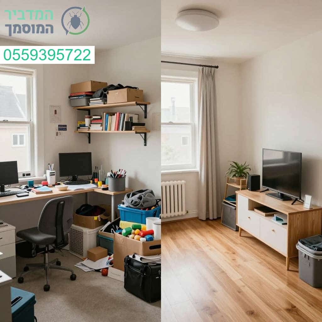 מהפך מדהים מבלגן לסדר מושלם שירות מקצועי לפינוי אגרנות כפייתית שיחזיר לכם את השקט
