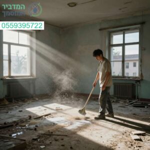 ניקיון יסודי בדירות נטושות - אנחנו הופכים אבק לברק, צרו קשר עכשיו!
