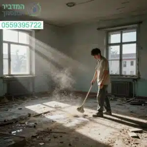ניקיון יסודי בדירות נטושות - אנחנו הופכים אבק לברק, צרו קשר עכשיו!