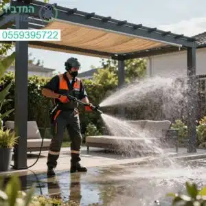 שירות ניקוי מקצועי לסוככים ופרגולות להחזרת הניקיון והברק המרהיב לחצר שלכם